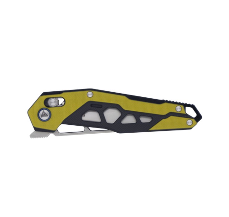Ніж складаний SRM Mecha 9225, (8.3 см) D2/G10 жовтий Фото 2
